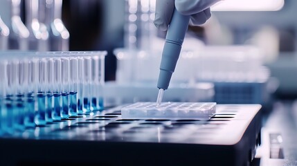  ELISA assay setup a technique used for detecting antibodies in disease diagnosis