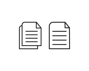 Document  file icon vector symbol design illustration