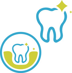 set of tooth icons