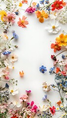 Colorful Mini Flower Frame