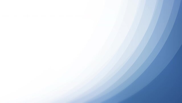 Corporate presentation background. White clean blurred wave for elegant business smooth motion digital technology video.