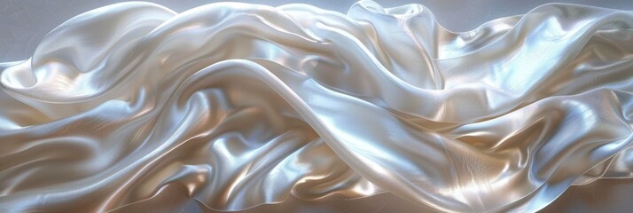 Obraz premium Abstract Background Gradient Satin White, Background Image, Background For Banner, HD