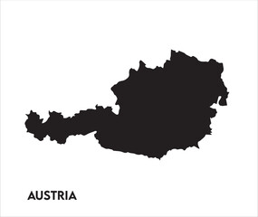 Austria icon vector design, Austria Logo design, Austria's unique charm and natural wonders, Use it in your marketing materials, travel guides, or digital projects, Austria map logo vector - obrazy, fototapety, plakaty
