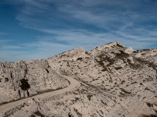 The Calanques National Park, near Marseille in the south of France. Magnificent landscapes, calanques with turquoise waters, a heaven place for summer