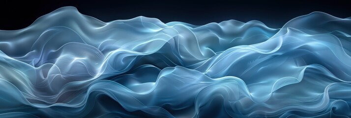 Obraz premium Abstract Background Gradient Tidal Blue, Background Image, Background For Banner, HD