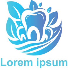 vector dental logo design 