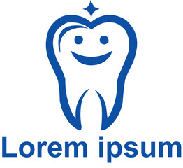 vector dental logo design 