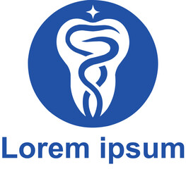 vector dental logo design 