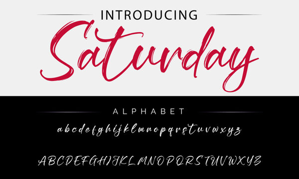 Lettering font isolated on background. Texture alphabet in street art and graffiti style. Grunge and dirty effect.  Vector brush letters.