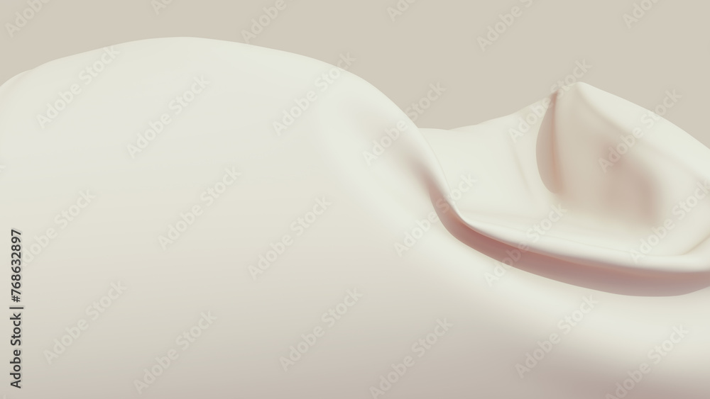 Poster neutral backgrounds soft tones beige brown background crushed cylinder abstract curve fold soft roun