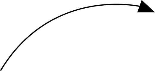  vector curved arrows hand drawn icon. Sketch doodle style.  