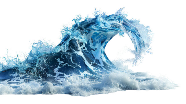 Sea wave transparent background