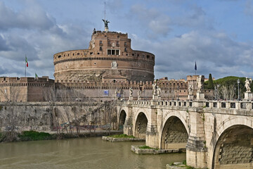 Obraz premium Roma, Ponte e Castel Sant'Angelo