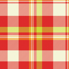 Texture textile plaid of background vector pattern with a seamless fabric tartan check.