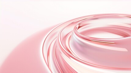 Elegant Blush Circle: Admire the elegance of a blush circle, a testament to beauty in simplicity.