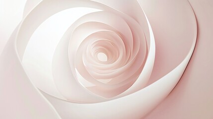 Elegant Blush Circle: Admire the elegance of a creamy blush circle, a testament to beauty in simplicity.