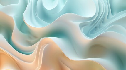 Soft whispers of creaminess float gently, mingling hues of Almond Cream and Tranquil Aqua for a serene ambiance.