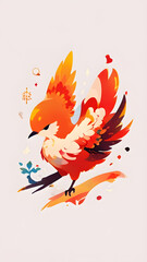 Fototapeta premium A litte phoenix