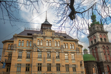 Ancient building in Lviv