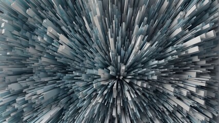 Obraz premium Abstraction white and red color wall with explosive-like beams. abstract drawing