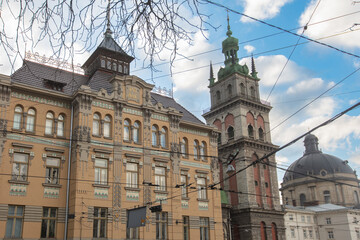 Ancient building in Lviv