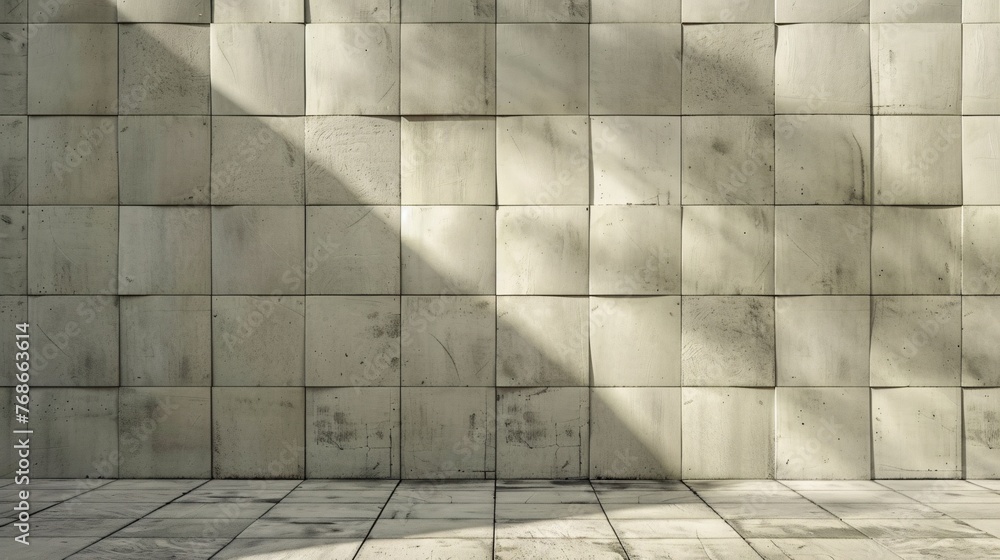 Poster old wall surface 3d rendering, ai generative