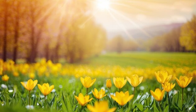 Spring background blur holiday wallpaper