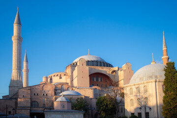 Fototapeta na wymiar Hagia Sophia Mosque, Istanbul City, Turkey