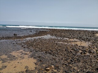 waves on the beach