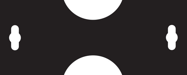 Necklace display card vector icon in trendy Fill style. Jewelry card. Necklace hang tag isolated on transparent background. Vector illustration Design Element for Web Page and Mobile App.