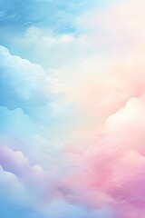 An incredible abstract background of clouds resembling a watercolor painting with many colors in...