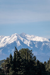 mt hood in the snow, le Canigou, France
