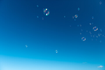 空とシャボン玉