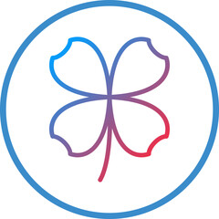 Vector Design Clover Icon Style
