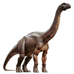 brontosaurus isolated on a transparent background 
