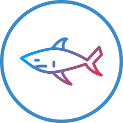 Vector Design Shark Icon Style