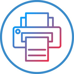 Vector Design Printer Icon Style