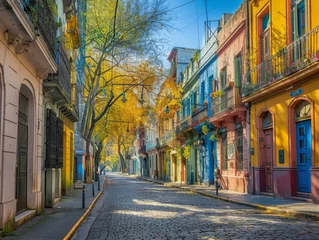Foto op Canvas Buenos Aires Vibrant Streets © mogamju