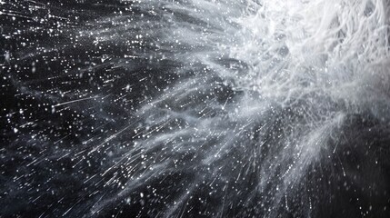 Dust explosion texture. Generative AI - obrazy, fototapety, plakaty