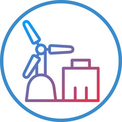 Vector Design Windmill Icon Style