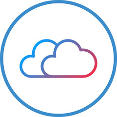 Vector Design Cloud Icon Style