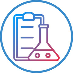 Vector Design Lab Report Icon Style