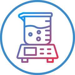 Vector Design Scale Chemical Icon Style