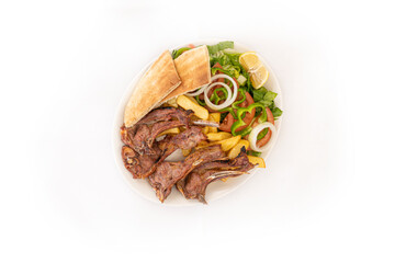 lamb chops meal