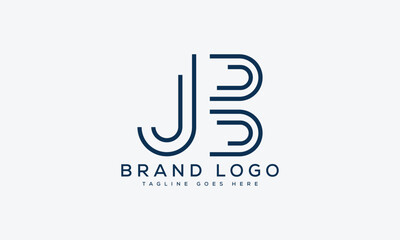 letter JB logo design vector template design for brand.