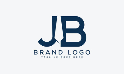 letter JB logo design vector template design for brand.