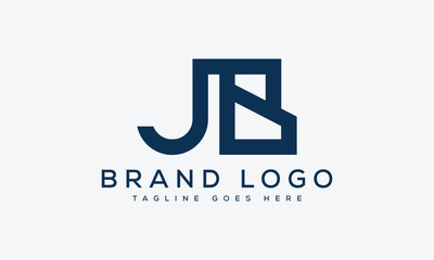 letter JB logo design vector template design for brand.