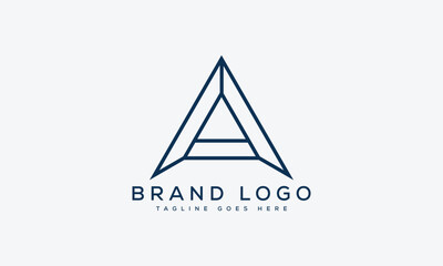 letter A logo design vector template design for brand