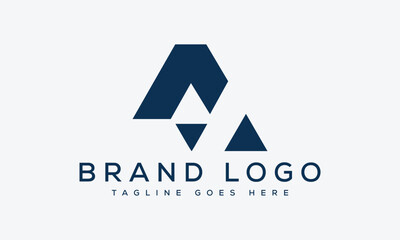 letter A logo design vector template design for brand