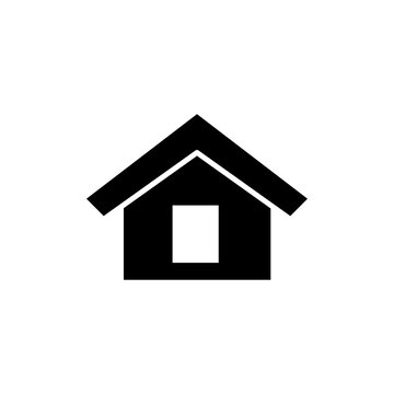 house icon symbol flat vector illustration on white background..eps